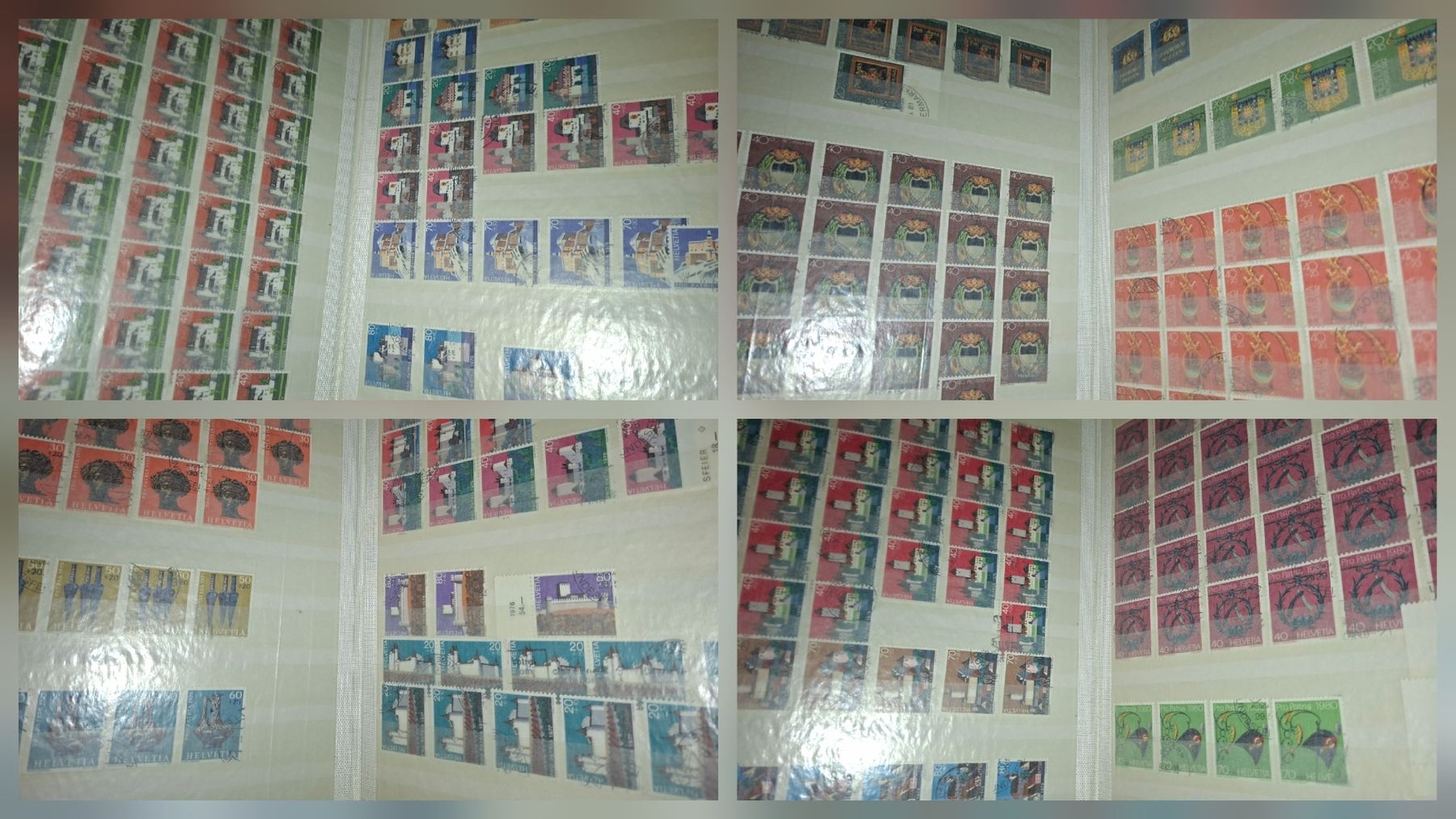 Tutti i francobolli: dublettensammlung Pro Patria  – Usato da Balgach venduto da SIMEON27 3