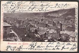 ^Souvenir du Locle , 1900 , UPU Marke