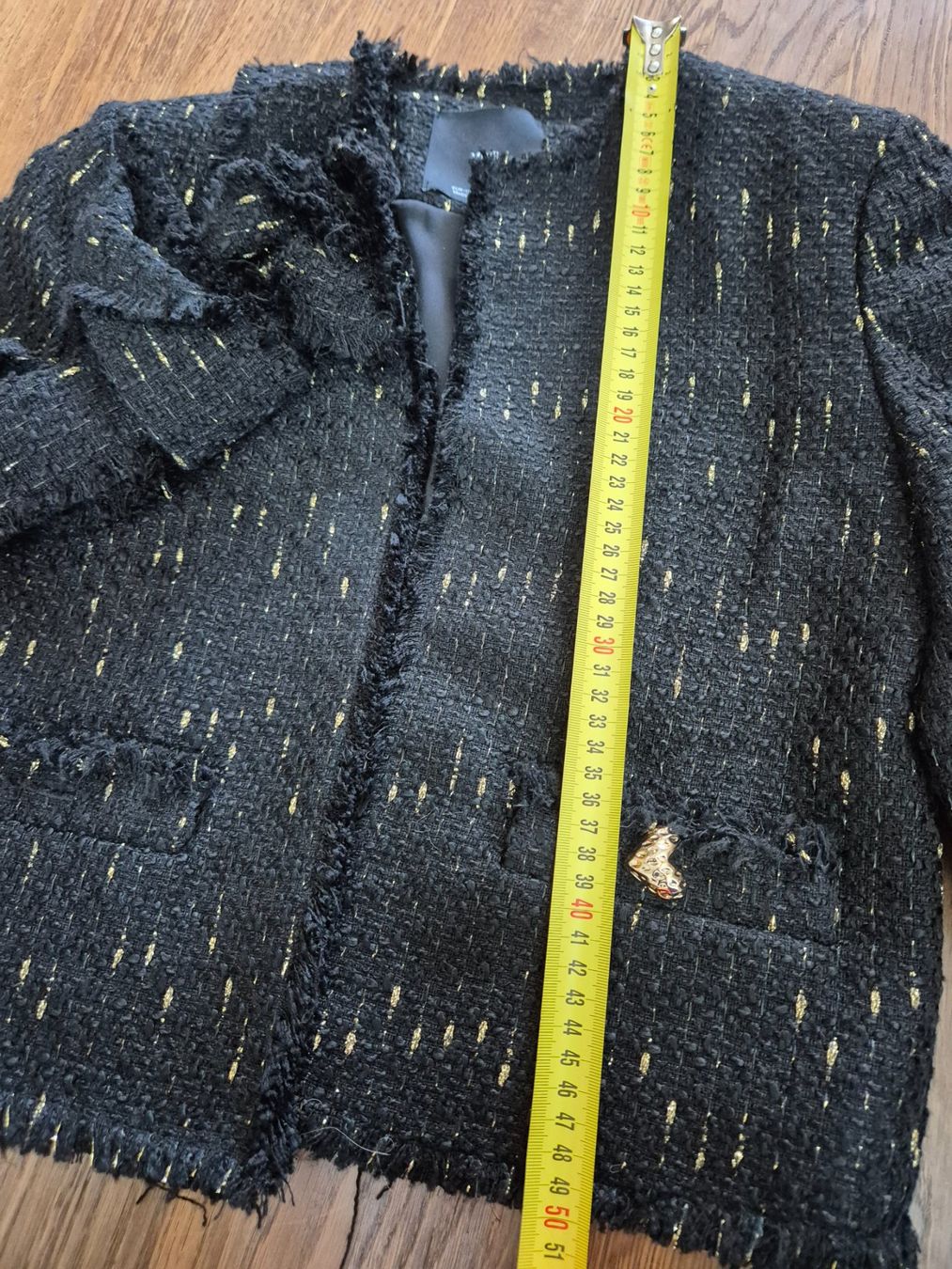 Mango Giacche: NEW black and gold Mango blazer size S – Nuovo (secondo la descrizione) da Zürich venduto da monadiederich 4