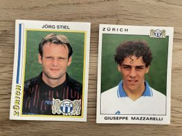 PANINI FOOTBALL FCZ 94 + 95 Jörg Stiel