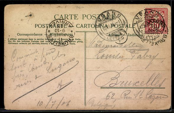 Cartes postales: AK Lugano, Via Nassa – D'occasion à Berlin par bartko-reher 1