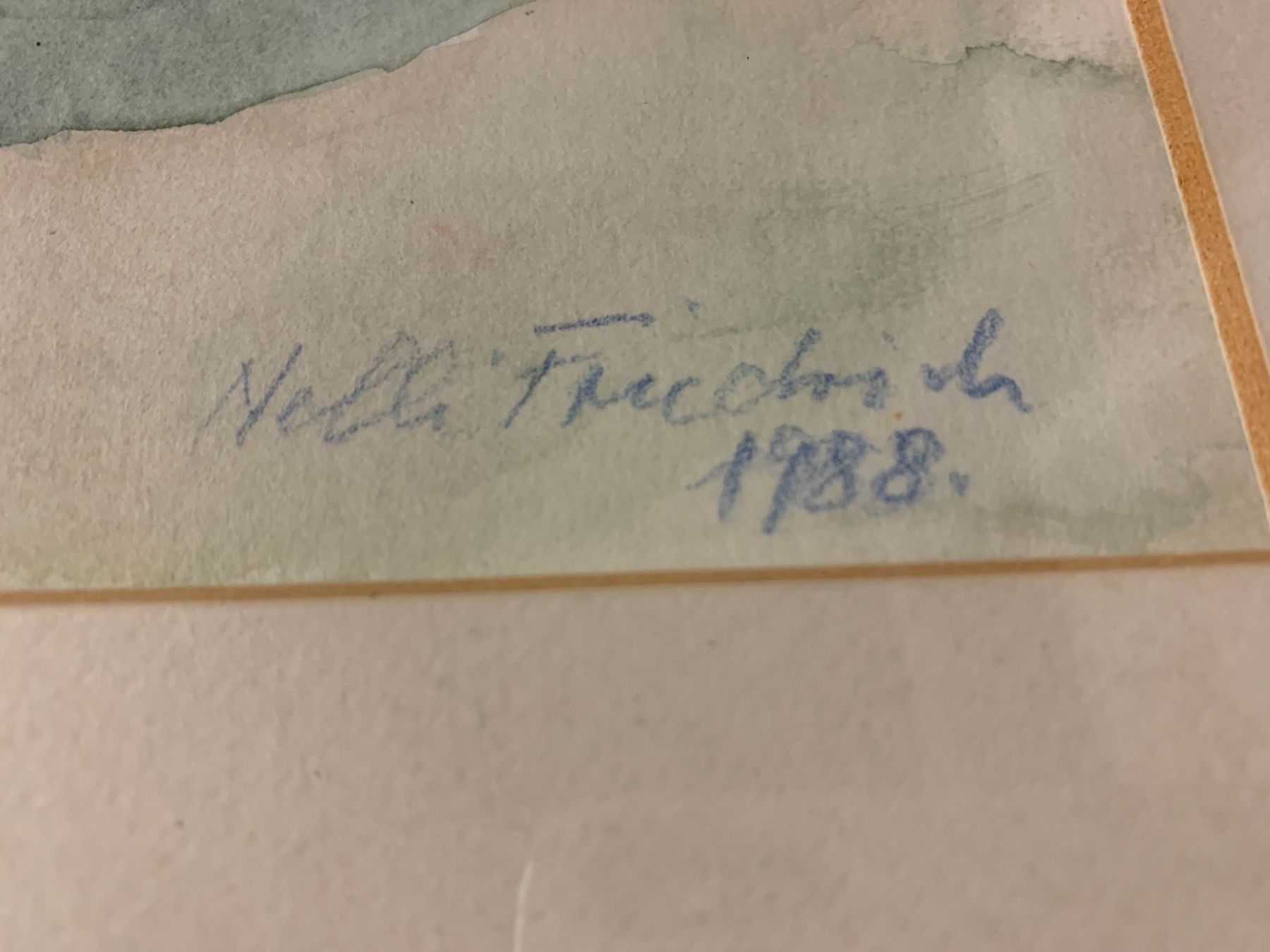 Dipinti: Aquarell Bild Sig.Nelli Friedrich 1988 – Usato da Lanzenhäusern venduto da vic63 2