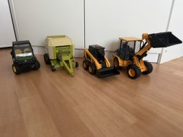Bruder Spielzeug Set John Deere Claas Cat gebraucht