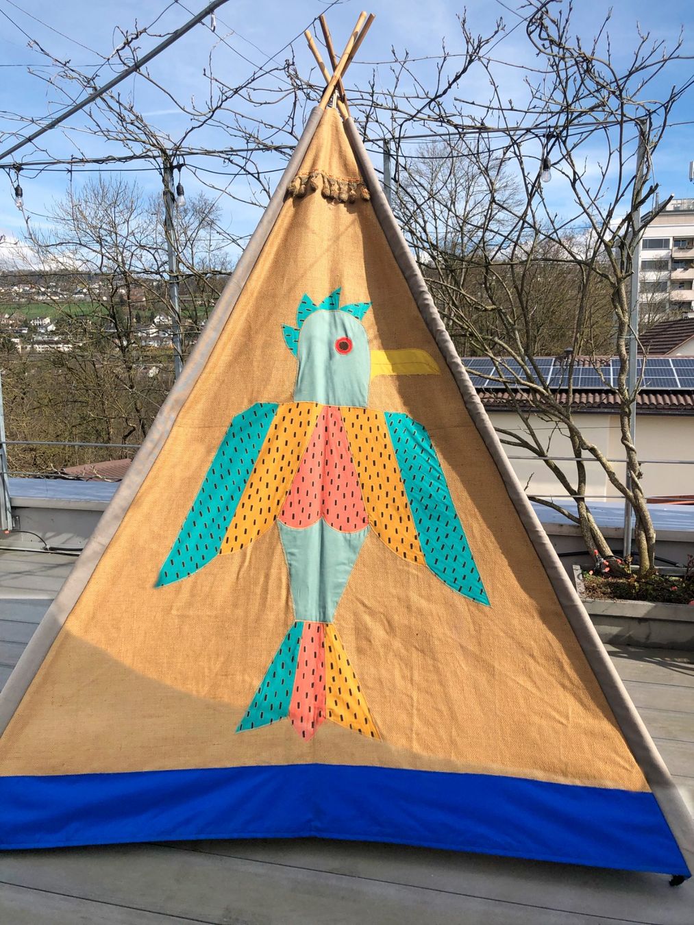 Alri letti & mobili per bambini: INDIANER -Zelt / Motiv: ADLER – Usato da Bremgarten AG venduto da mamina54