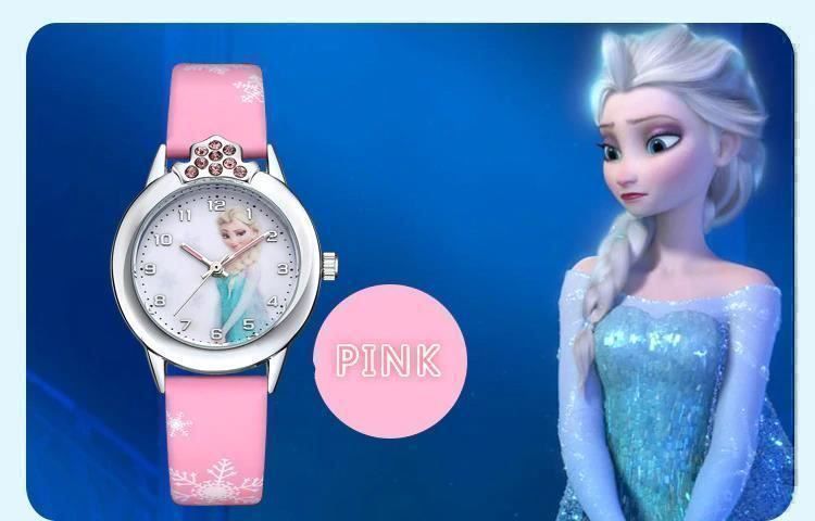 Orologi: Kinderuhr Elsa Eiskönigin – Nuovo e nell'imballaggio originale da Gurmels venduto da Swisspod