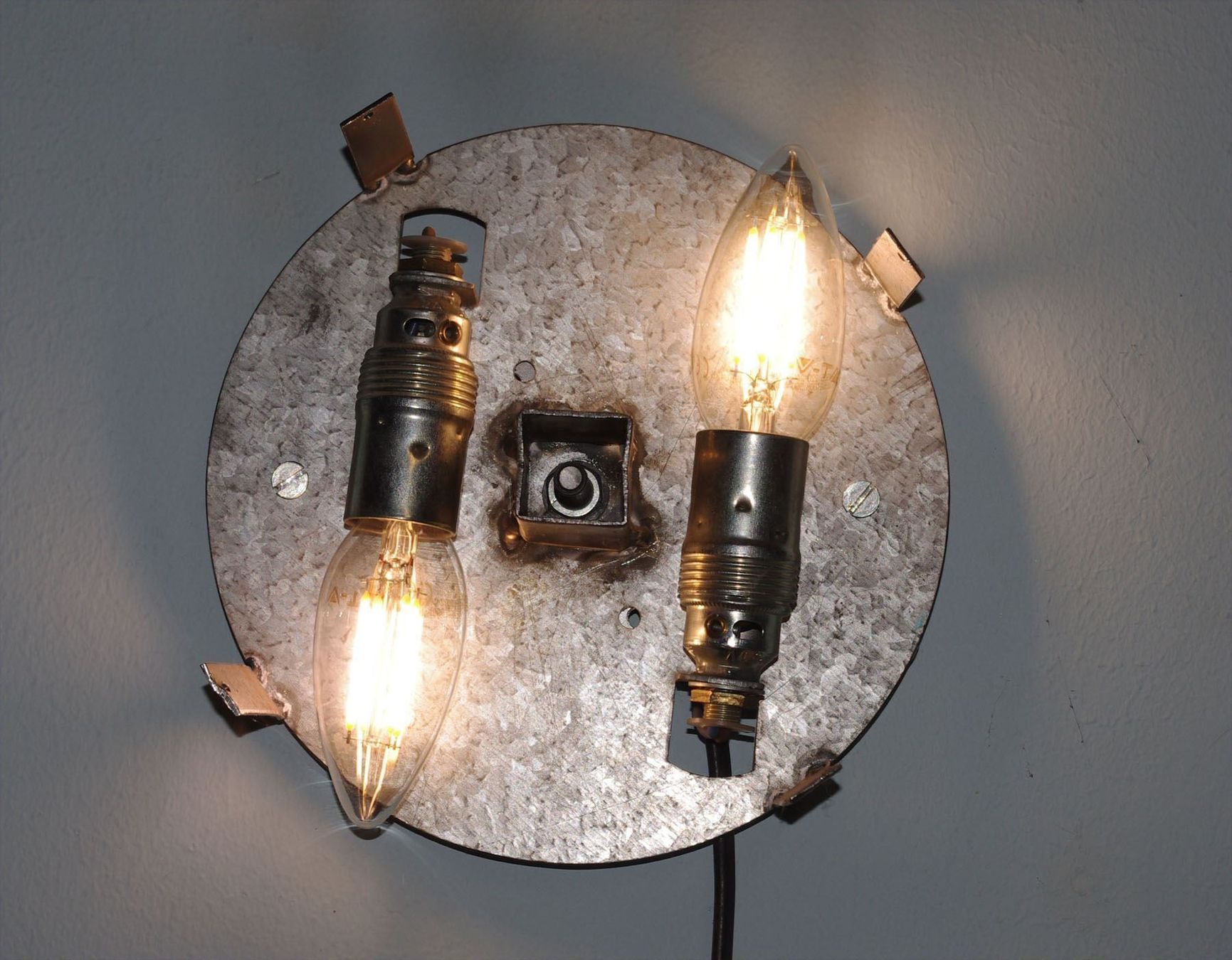 Lampen: Unikat: romantische Ambiente Wandleuchte – Gebraucht aus Meggen von Trouvaillen 4