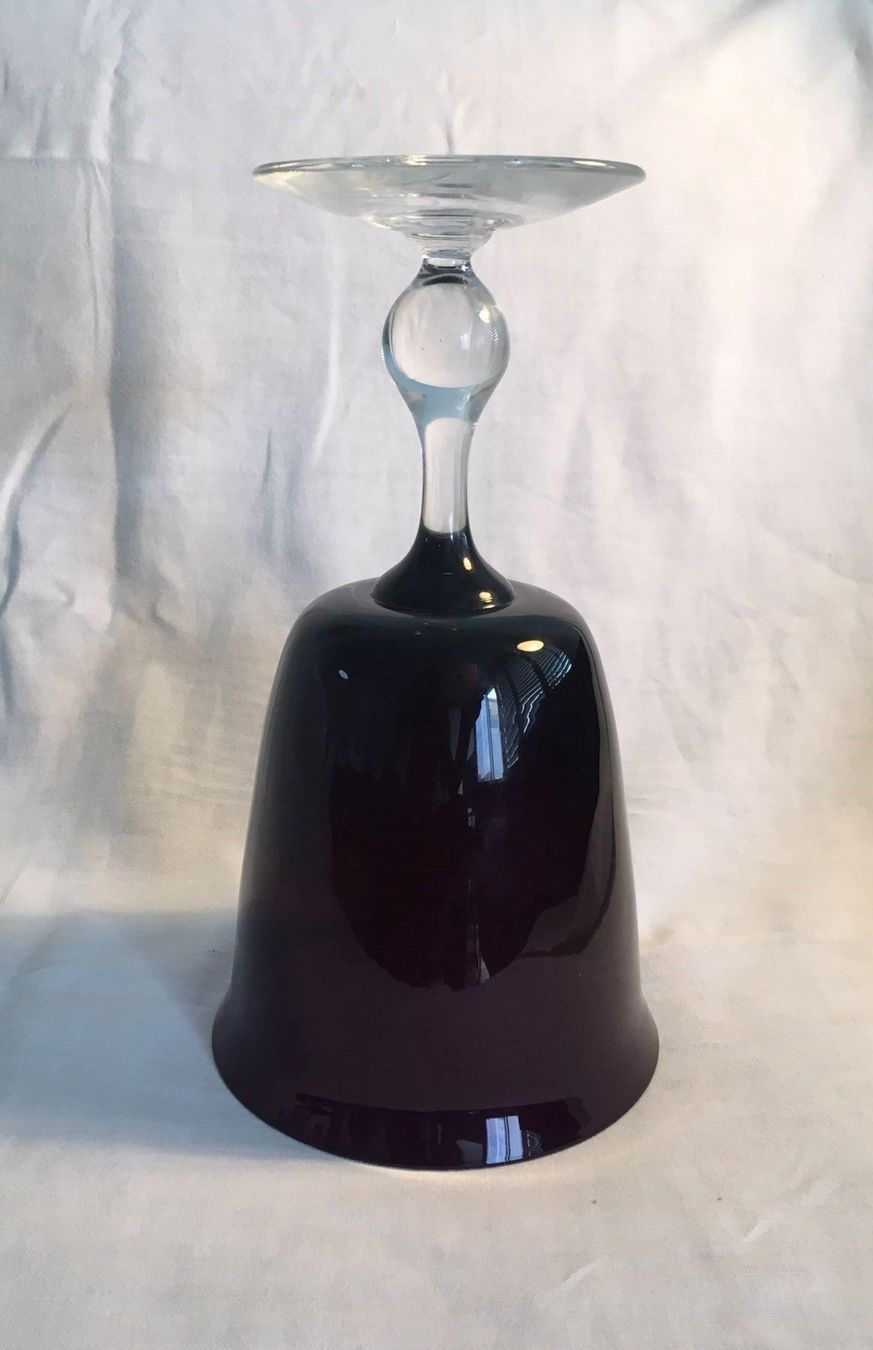 Vasi & Recipienti: Dunkelrot eingefärbte Kelchvase – Usato da Basel venduto da citystore 2