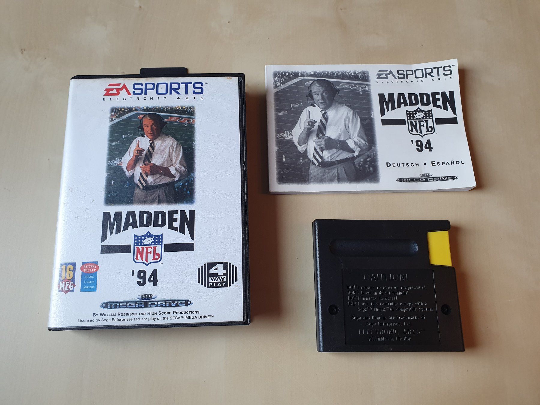 Sega Giochi: Madden NFL 94 – Usato da Stansstad venduto da collectorsshop 3