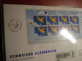 FDC-Grossbrief Aero-Club, Kleinbogen, 2001