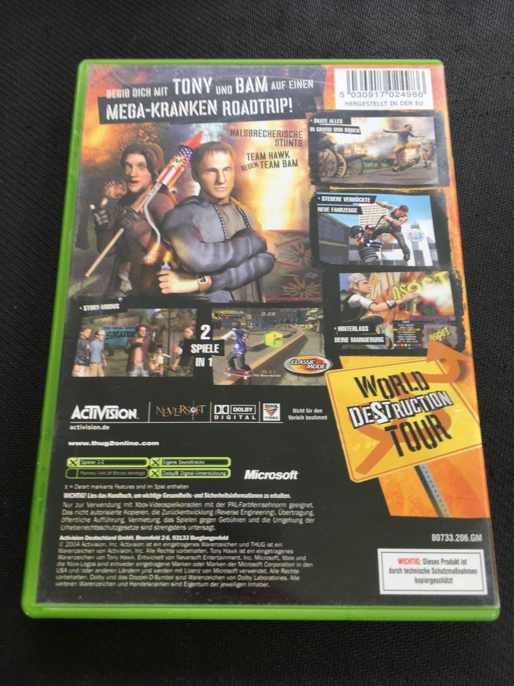 Microsoft Giochi: Tony Hawk's Underground 2 - Xbox Game – Usato da St.Gallen venduto da Punktchen01 1