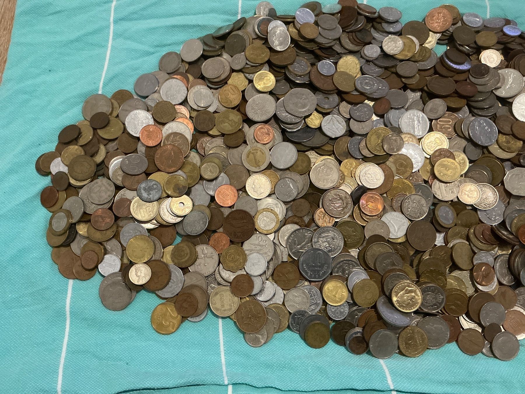 Alle Münzen: 9 Kg weltweit Lot I – Gebraucht aus Dietikon von Numi2000 1