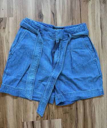 Ralph Lauren Jeans-Shorts mit Gürtel, Gr. 4 / S–36