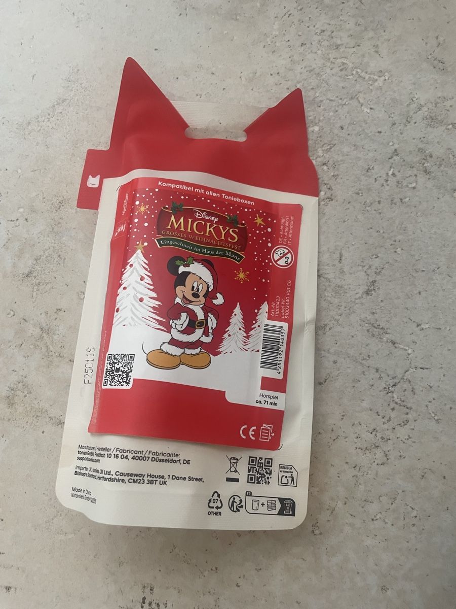 Audiolibri: Tonie Mickys grosses Weihnachtsfest – Nuovo e nell'imballaggio originale da Engelburg venduto da kar_7lkr 1