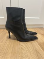 Pull&Bear High Heel Stifelette Schwarz