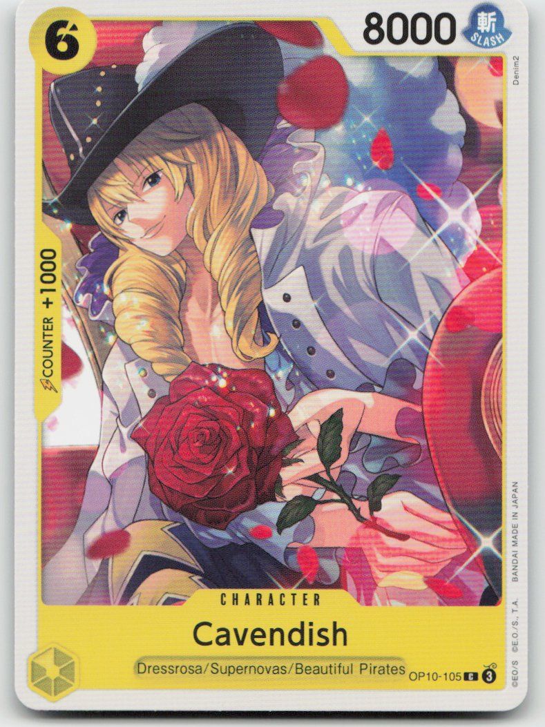 Bandai Carte collezionabili: One Piece Cavendish OP10-105 C – Usato da Lugano venduto da VlaseCard