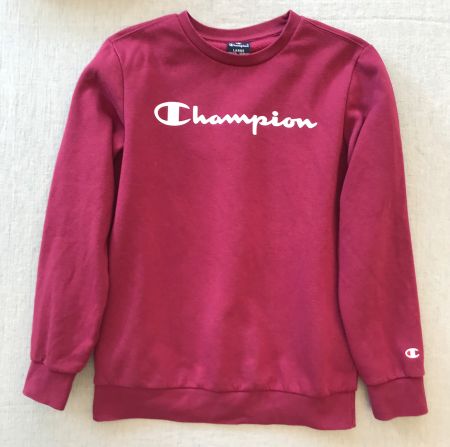 Champion Pullover, Gr. 150/155 bordeaux