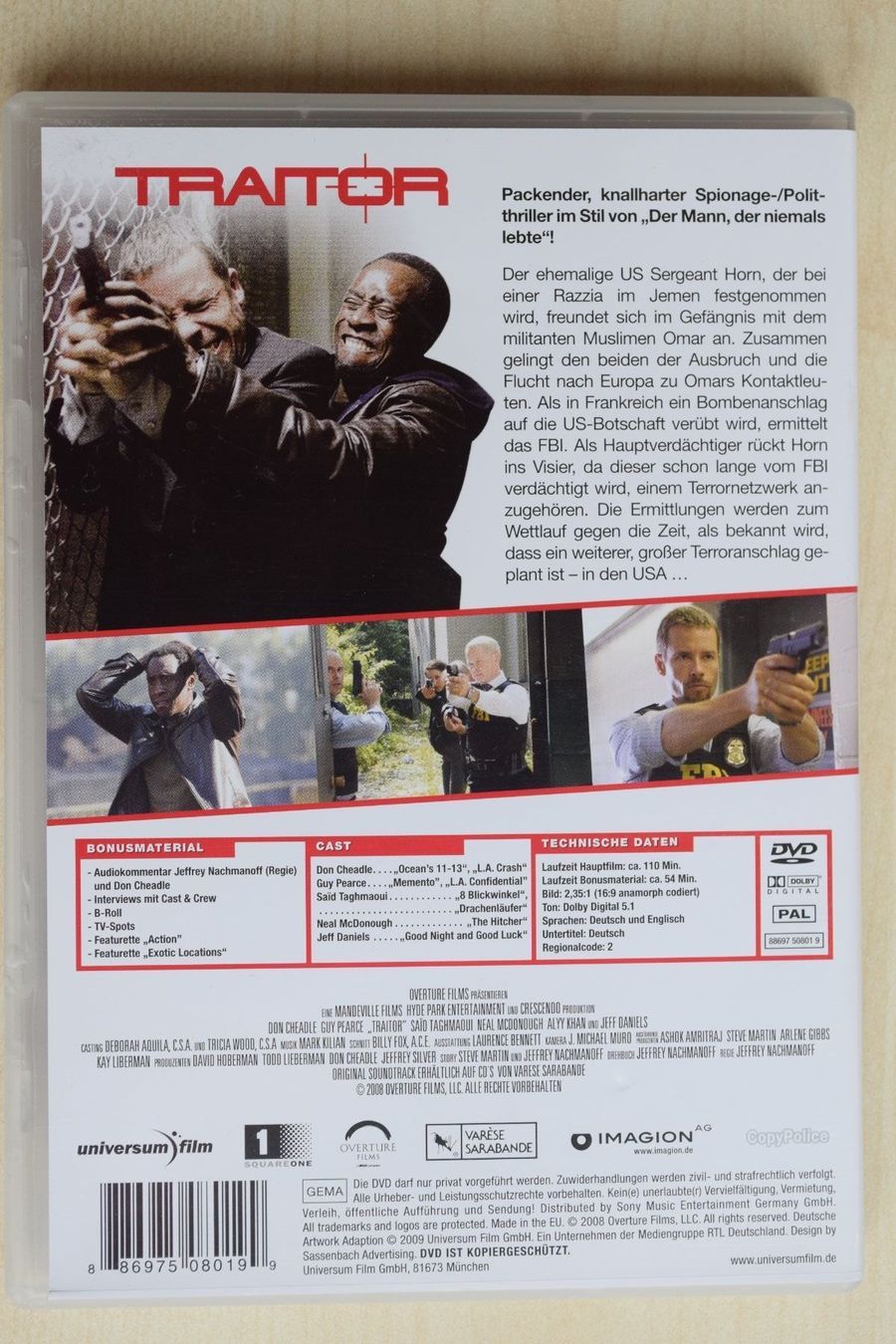 Alle DVDs: TRAITOR (89) – Gebraucht aus Reutigen von DONDON55 1