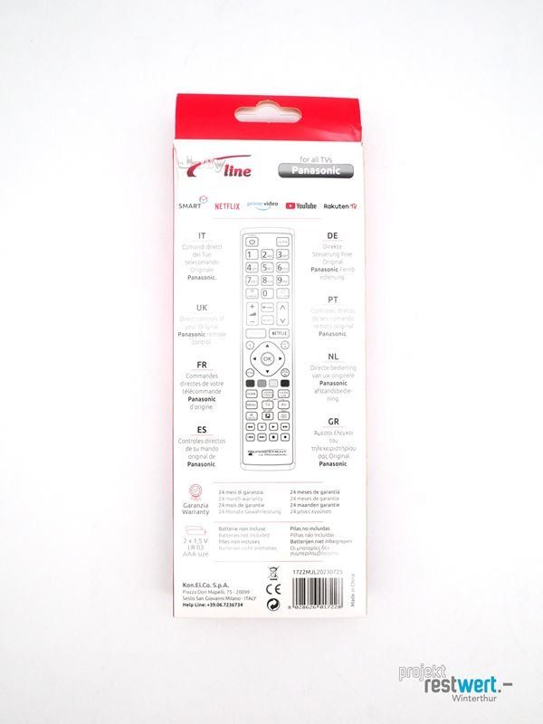 Fernbedienungen: JOLLY LINE Fernbedienung Panasonic – Neu (gemäss Beschreibung) aus Winterthur von Restwert_Winterthur 4