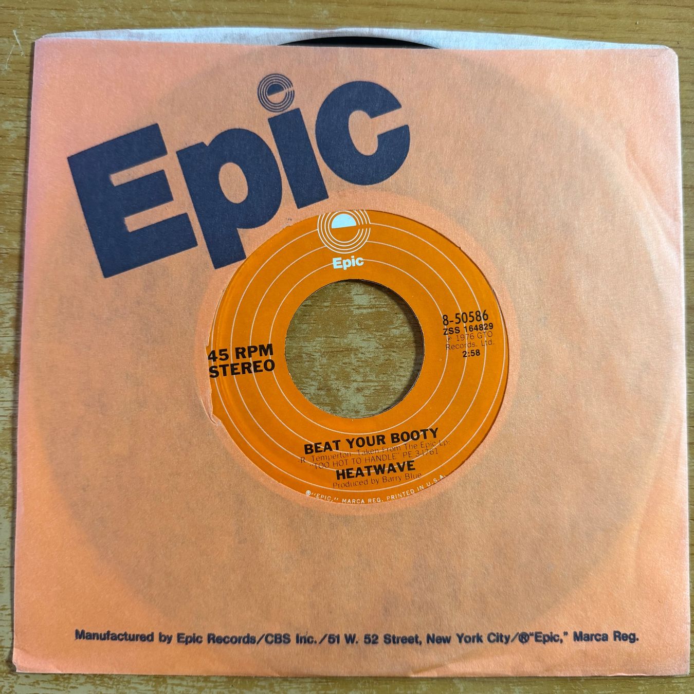 Schallplatten: Heatwave - Mind Blowing Decision / 1. US-Press. 1978 – Gebraucht aus Gais von soundcave57 1