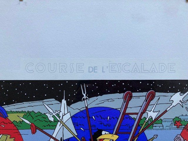 Grafica & Litografie: Sérigraphie  l'Escalade numérotée signée  EXEM 1990 – Nuovo (secondo la descrizione) da Onex venduto da gga_5vcf 4
