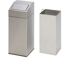 Wertstoffsammler aus Edelstahl, 76 Liter