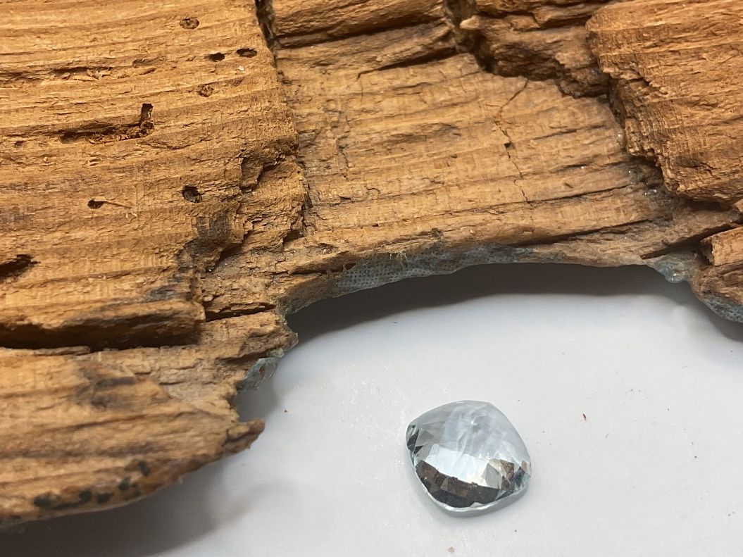 Pietre preziose: Natürlicher Aquamarin 7mm, 1.1ct – Nuovo (secondo la descrizione) da luzern venduto da Alpendorf1 2