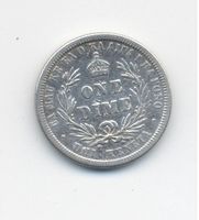 Hawaii USA One Dime 10 Cents 1883 sehr schön