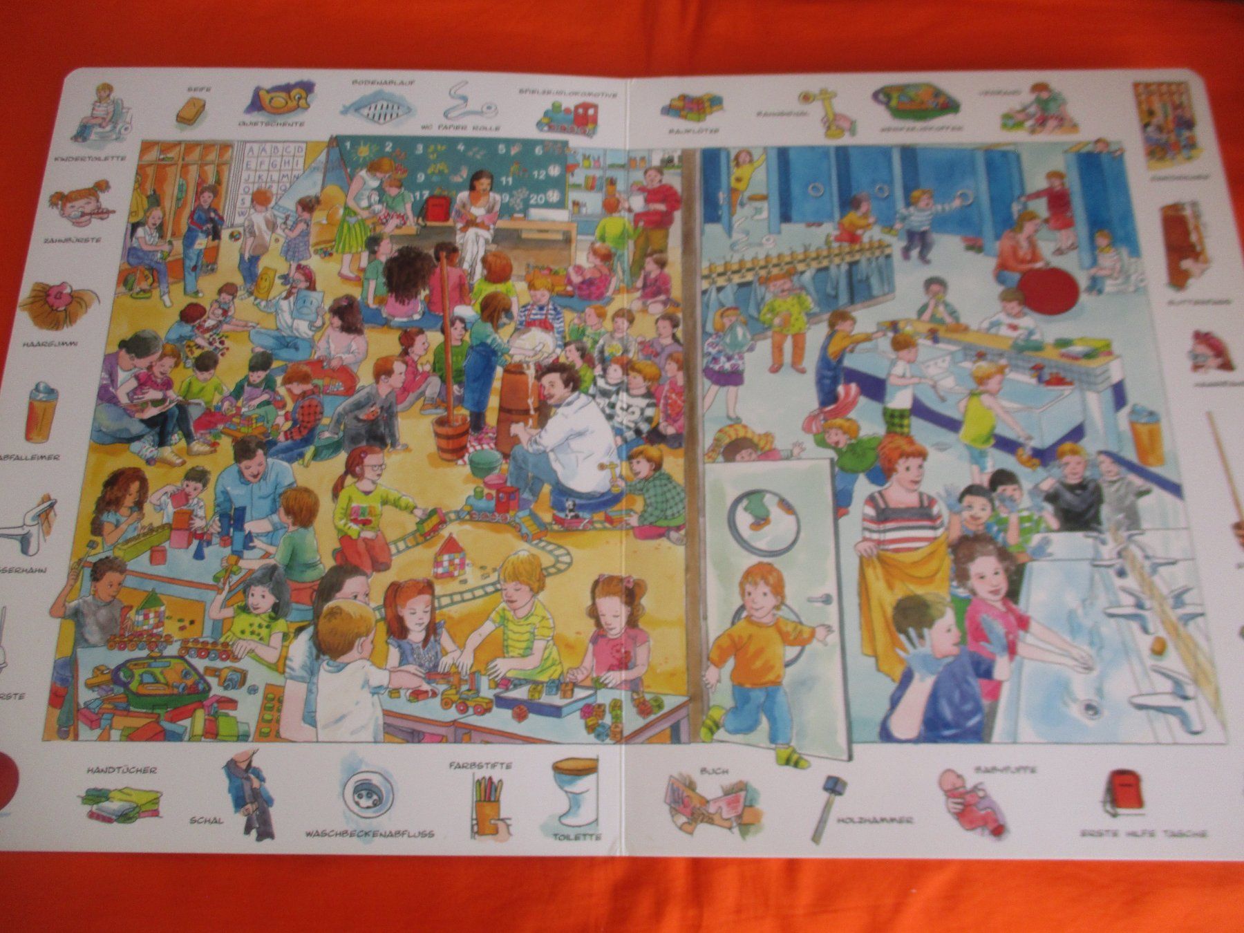 Libri: Wimmelbuch Kindergarten – Usato da Birsfelden venduto da alles-muss-raus 1