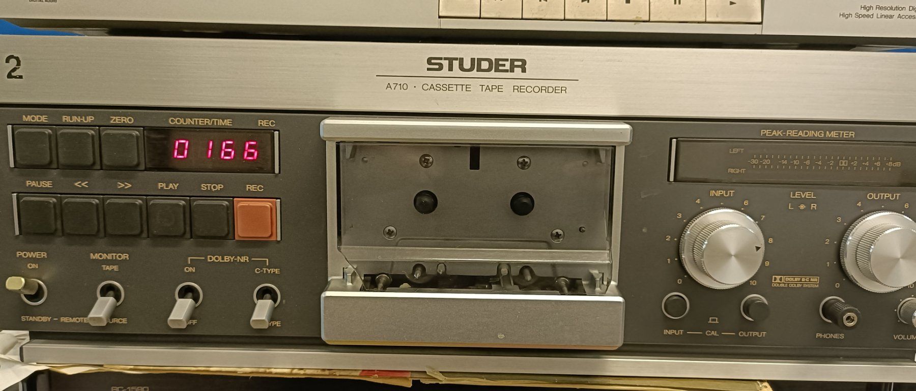 Studer Audio- & Mediensysteme: STUDER A710 TAPE-DECK TOP – Gebraucht aus Ittigen von belfo