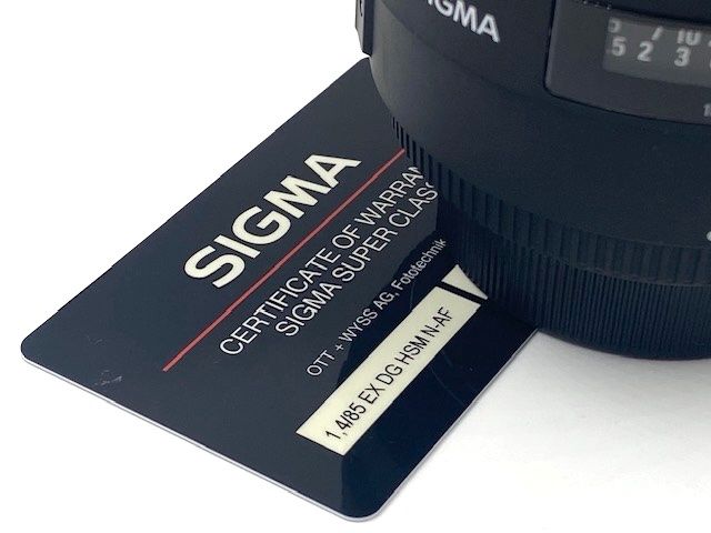 Sigma Obiettivi: Sigma EX 85mm 1.4 DG HSM Nikon – Usato da Seewis Dorf venduto da Plebejus 7