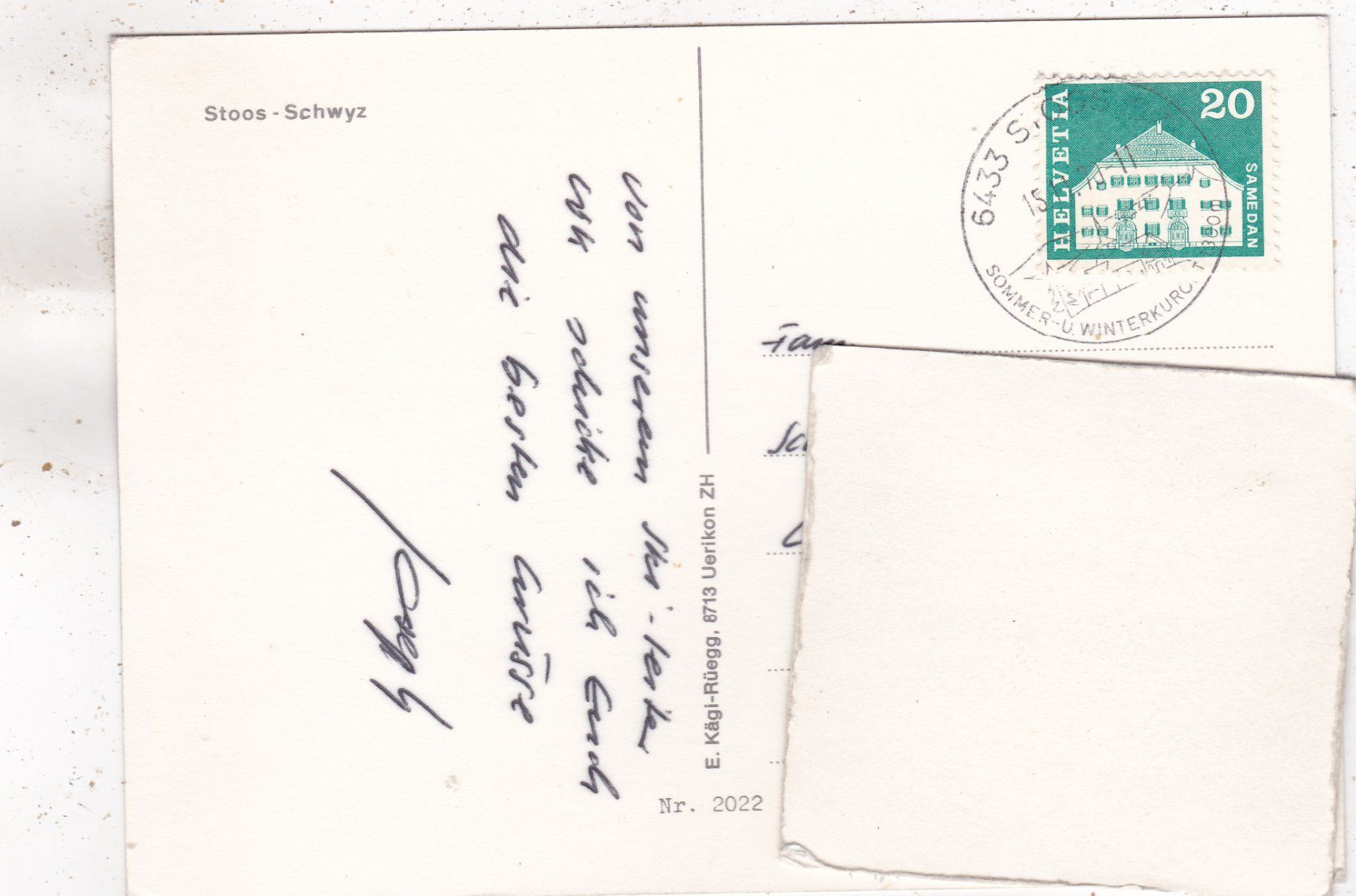 Cartes postales: Stoos Schwyz Kirche 1970 – D'occasion à Herisau par Lisegrat2008 1