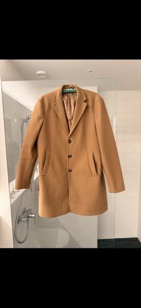 Eleganter Camel-Coat von C&A für den Winter, Grösse M