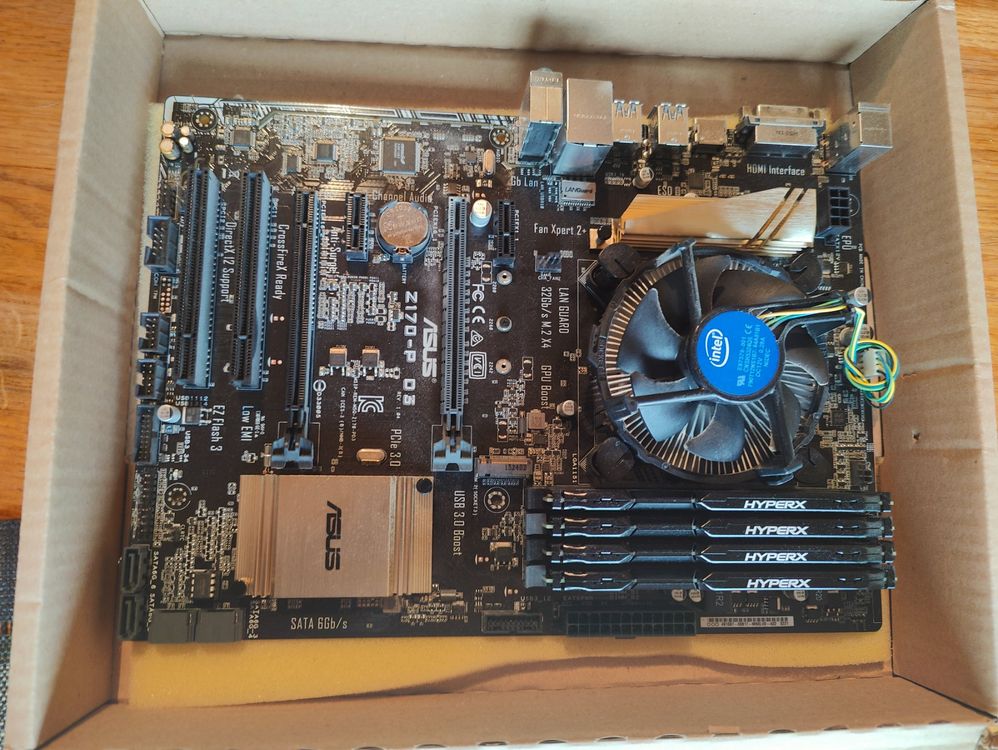 ASUS Z170P D3 Motherboard mit Intel Core I56500 3.2 GHz Kaufen auf
