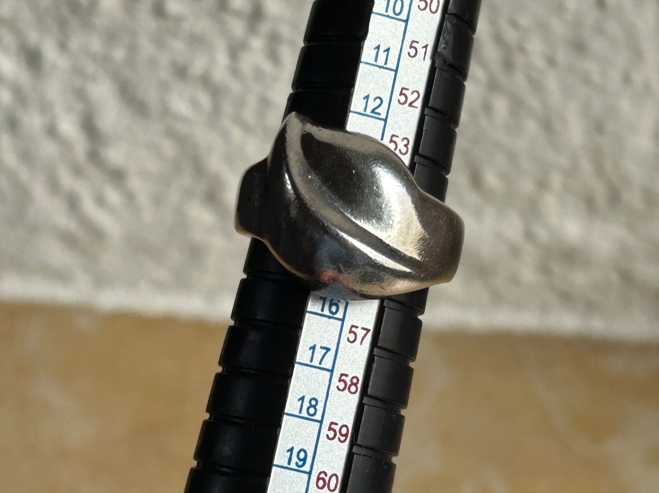 Anelli: Silberring Blatt_Kaffebohne Designerring Gr. 55 – Usato da Laufen venduto da belleskulptur 5