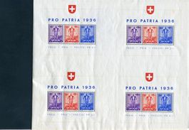 1936 Patria Gross-Block Nr. W 8a postfr.