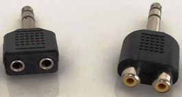 2er Set Adapter zu  Klinke-Stecker 6.3mm