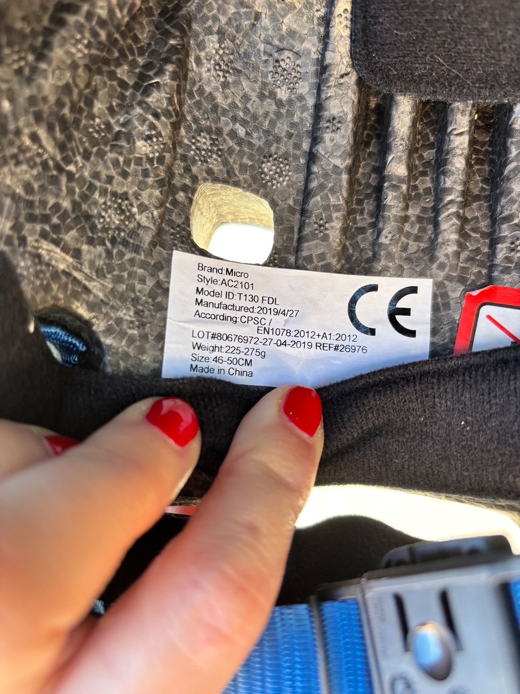 Caschi: Micro Velohelm Einhorn blau, Gr. 46-50 – Usato da Au ZH venduto da Melda123 5