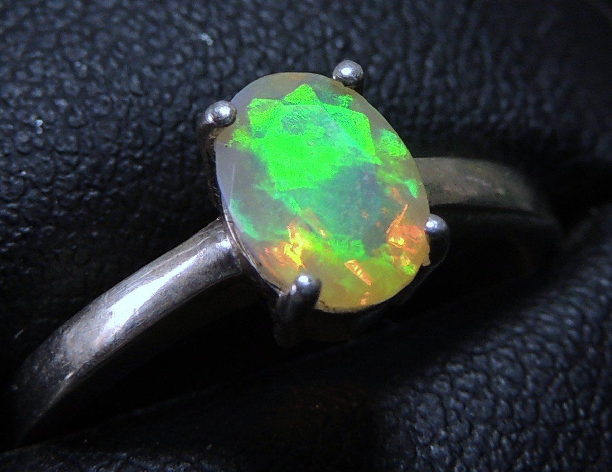 Anelli: Opal Silber 925 Fingerring Gr. 53 – Usato da Waldenburg venduto da schaller707 3