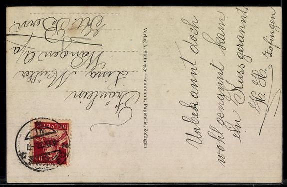 Cartoline postali: AK Zofingen, Hirschpark – Usato da Berlin venduto da bartko-reher 1