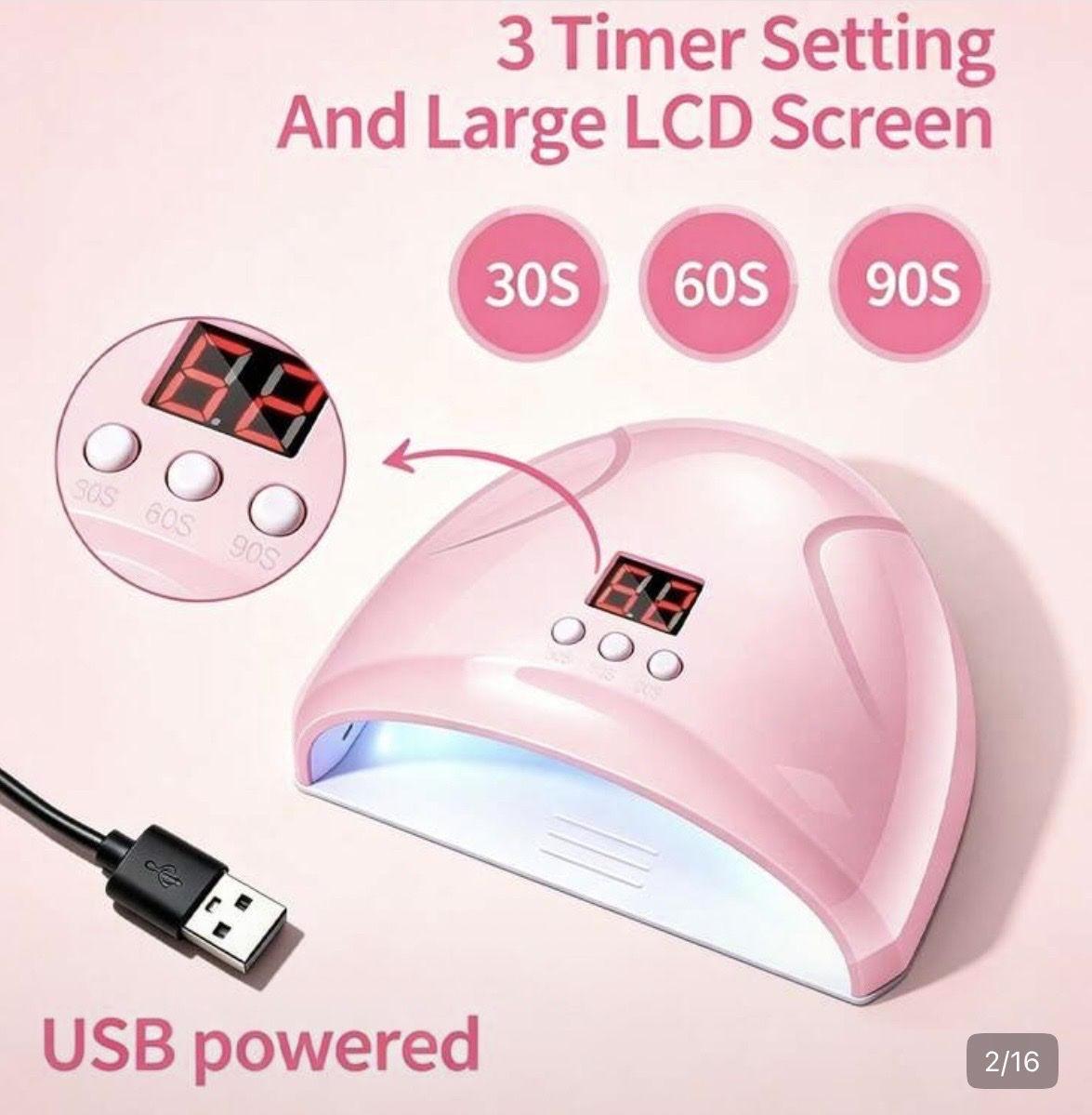 Lampen: Pink UV LED Nail Lamp  – Gebraucht aus Hospental von bal_bwr5 2