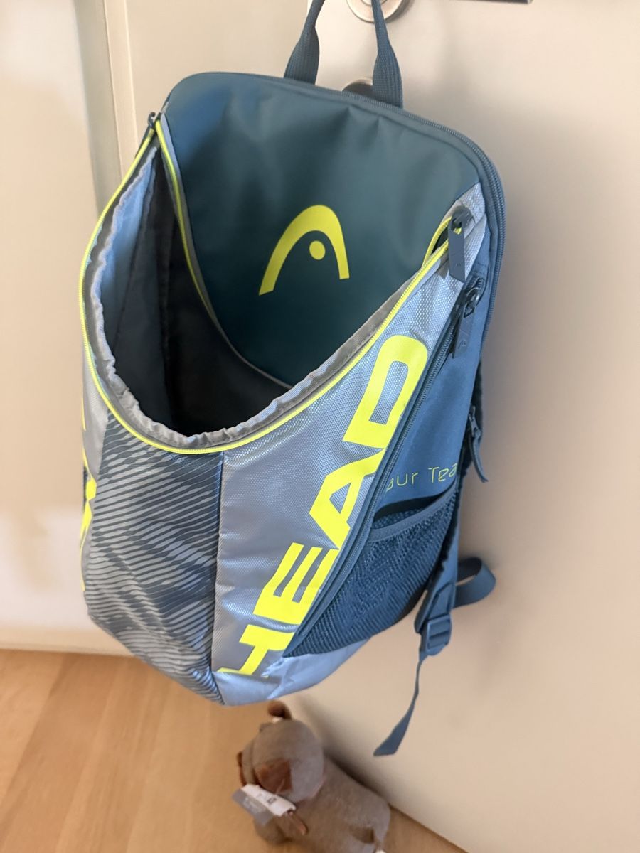 Head Zaini: HEAD Tennis Rucksack Tasche Grau-Blau backpack  – Usato da Staad SG venduto da Chirrari