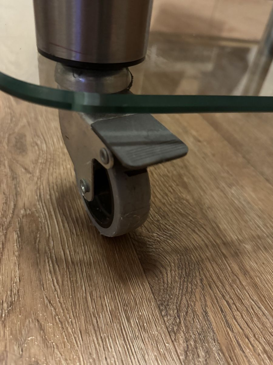 Wandhalterungen: HiFi/TV Glastisch Panzerglas! – Gebraucht aus Winterthur von Metallmann 3