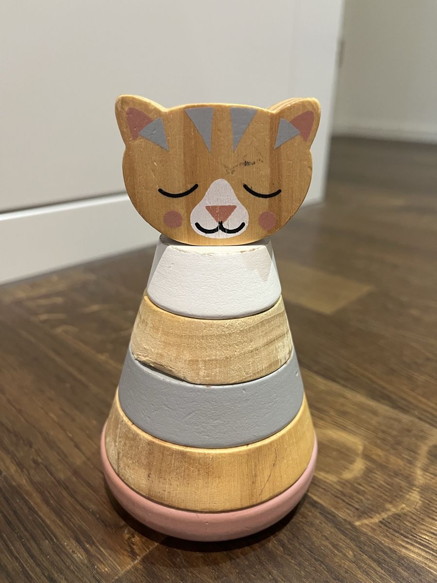 Spielzeuge: Stapelspielzeug Holz Katze  – Gebraucht aus Pfäffikon ZH von mal_xs7b