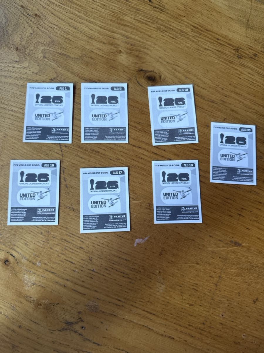 Panini Cartes à collectionner: Panini 2026 7er Set ALG – Neuf (Voir description) à Masein par Buender45 1