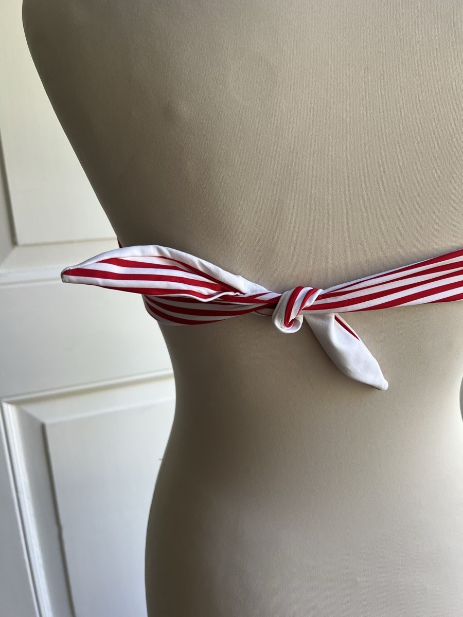MC2 Saint Barth Costumi da bagno & Bikini: MC2 Saint Barth Bikini, Rot/Weiss gestreift, Grösse L – Usato da Zürich venduto da angielmora 1