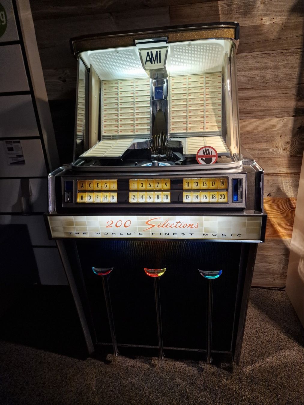 Jukebox: Jukebox Musikbox AMI K 200 1959 – Usato da Aarberg venduto da sunset4 1