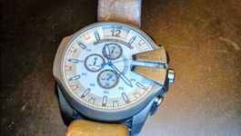Diesel Uhr Modell DZ-4280 Chronograph Lederband gebraucht