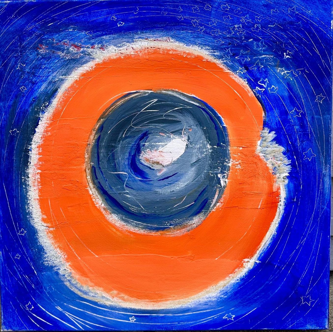 Dipinti: ORBIT Original Acrylgemälde auf Leinwand – Nuovo (secondo la descrizione) da Wetzikon ZH venduto da noahb2703