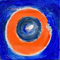 ORBIT Original Acrylgemälde auf Leinwand