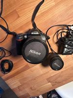 Top Nikon Spiegelreflexkamera mit Zubehör für Herbstfotos!